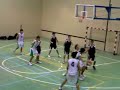 Salida de presi�n,jugada y canasta.