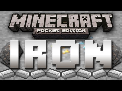 how to find iron in minecraft p e