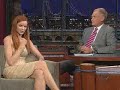 Marcia Cross on Letterman *1st time