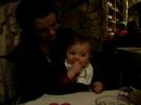 Gabe chowing down on a leamon
