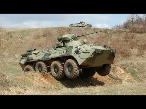 Российский бронетранспортер БТР-82А.