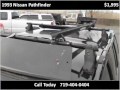 www.autoworldco.com This 1993 Nissan Pathfinder is available from AutoWorld LLC. For details, call us at 719-404-0404