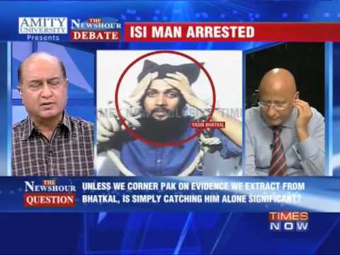 newshour - In a debate moderated by TIMES NOW's Editor-in-Chief Arnab Goswami, panelists -- G Parthasarthy, Fmr Indian High Commissioner to Pakistan; Maroof Raza, Strat...