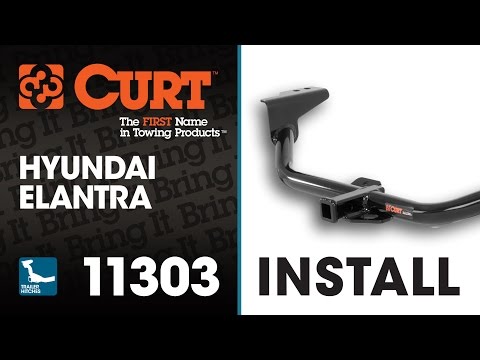 Trailer Hitch Install: CURT 11303 on a Hyundai Elantra