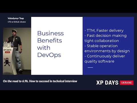 Video from XP Days Ukraine 2018: On the road to 6.9k