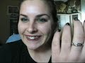 chanel black satin   mac silver glitter  nail art tutorial