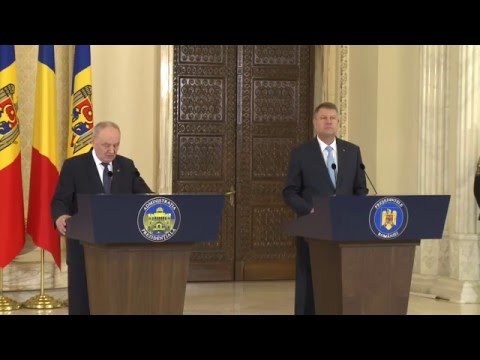 Întrevederea președintelui Timofti cu președintele României, Klaus Iohannis