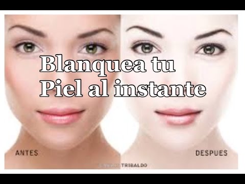Como blanquear la piel al Instante de Manchitas de Acne, paño etc Reseña y Demostracion