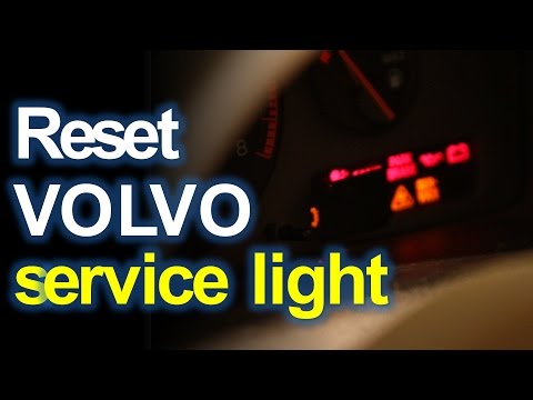 Reset a service light (SRL) for a Volvo S80 – How To