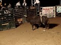 Carlos Ravago from Benson at the Tombstone Tuff Enuff Bull Riding at Helldorado Town.