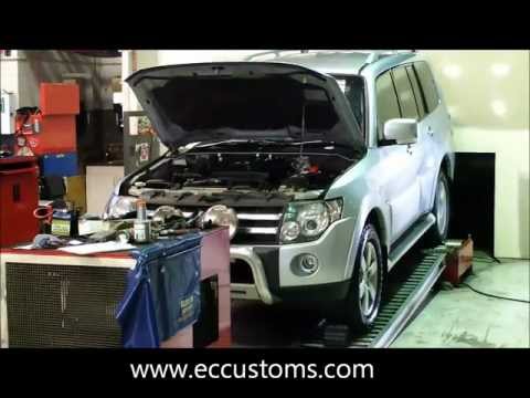 ECC TV – Renee’s 2006 NP Mitsubishi Pajero Turbo Diesel Tunit Install and Dyno