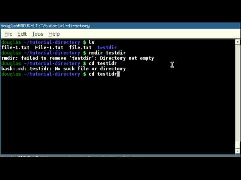 how to remove directory in linux