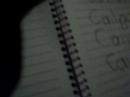 Cailean writes her name Cailean writes her name