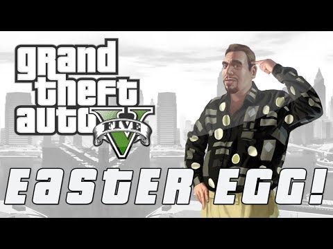 Grand Theft Auto 5 | Roman Bellic & Little Jacob Easter Egg (GTA V)