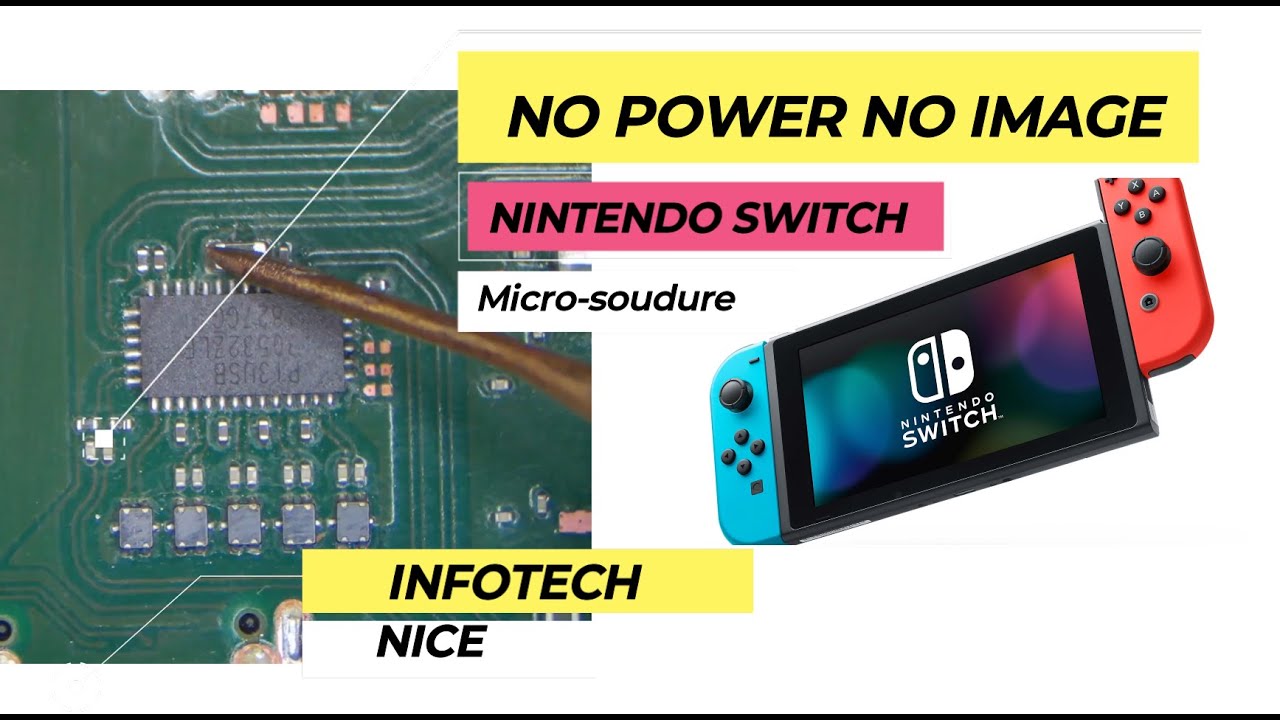 Nintendo Switch ne s'allume pas et ne démarre pas.