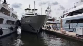 Yachts at the 2016  Palm beach Boat Show