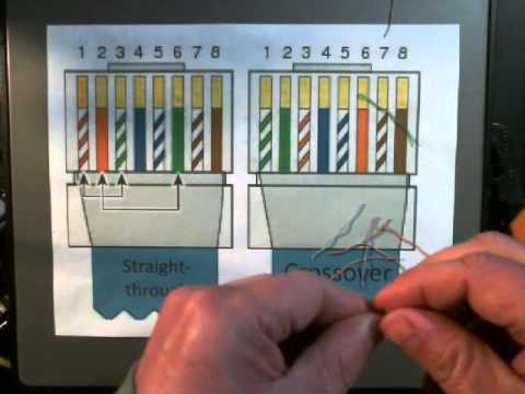 how to attach rj45 to cat5