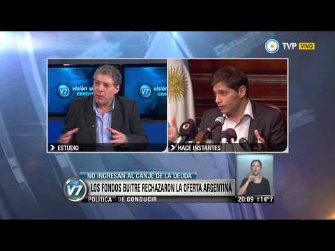 Visión 7 - Kicillof dijo que los buitres