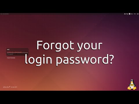 how to recover ubuntu password