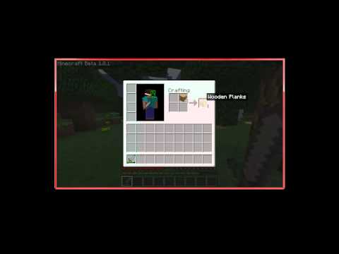 how to make a wooden door in minecraft pc