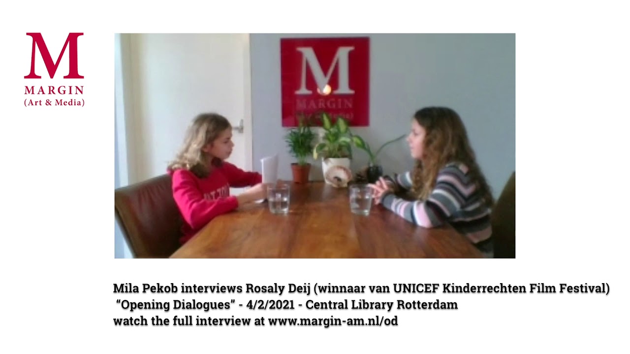 Short clip -  Mila Pekob interviews Rosaly Deij -  Opening Dialogues  - Margin Art & Media