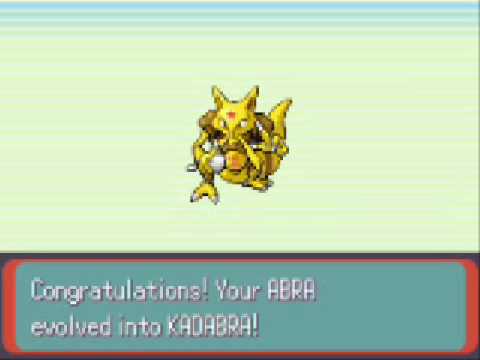 how to turn kadabra into alakazam