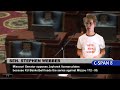 Fact Check: I learned that Stephen Webber is actually a Representative - not a Senator. Oh well, he shouldn't be either one. Back Story : Missouri politicians went nuts last week protesting the idea of Missouri issuing Jayhawk license plates. Rep. Stephen Webber delivered the best performance of the week with a belligerent bro rant about how much he secretly loves KU. This is what a Missouri fan sounds like when it becomes a Representative. As for the Jayhawk license plates, a bipartisan team of Missouri lawmakers passed legislation aimed at blocking the measure, which will go to Governor Jay Nixon on Wednesday, May 23.