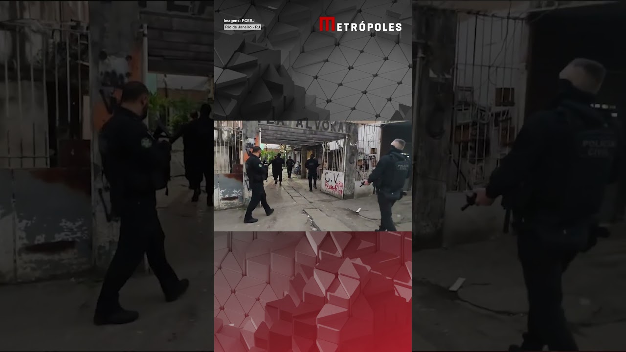 Polícias Civil e Militar atacam redutos do Comando Vermelho no Rio