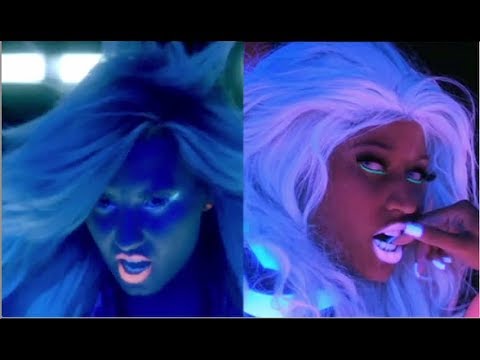 Demi Lovato 'Neon Lights' Vs. Nicki Minaj 'Super Bass' (MUSIC VID BATTLE!)