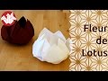Pliage de serviettes  fleurs de lotus