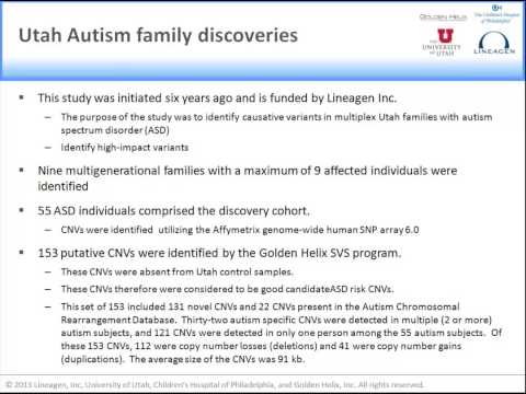 New Study Identifies High-Risk Variants Associated with Autism Spectrum Disorders