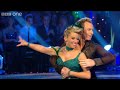 www.bbc.co.uk Actress Zoe Lucker and her dance partner James Jordan perform a Samba to 