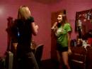 Brooke and Stephanie Dancing To Ackey Breaky Heart