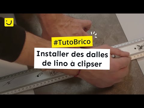 Installer des dalles de lino à clipser (Ooreka.fr)