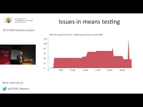 View Keith Hancock 2013- Retirement income design with an ageing demographic video
