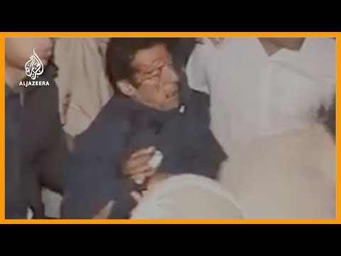 Imran Khan falls from rally stage in Pakistan