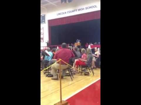 Hardwick - My Brother-in-law, Class president Jonathan Hardwick, prayed at graduation despite being pressured by several anti religion groups. I recorded this to show t...