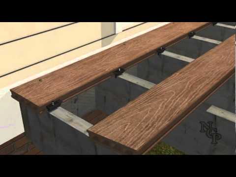 how to fasten veranda decking
