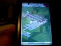 Jugando al Transport Tycoon en mi Palm T|X - Playing with Transport Tycoon in my Palm T|X.