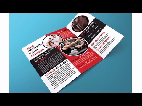 Indesign Tutorial: Creating a Trifold Brochure in Adobe InDesign and MockUp in Adobe Photoshop