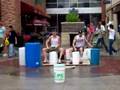 bucket druming