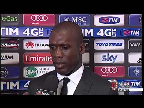 AC Milan | Seedorf: 'Orgoglioso di questi ragazzi' (with subtitles)