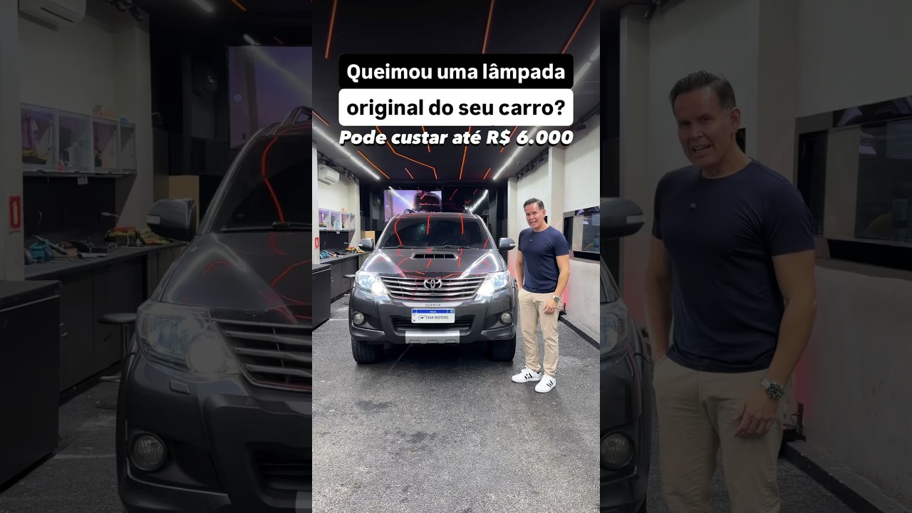 Queimou uma lâmpada original do seu carro?