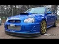 500bhp Subaru Impreza STi Turbo Antilag Backfiring!!