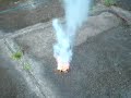bomba de humo con tinta china