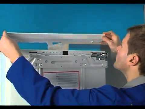 how to install zanussi integrated dishwasher