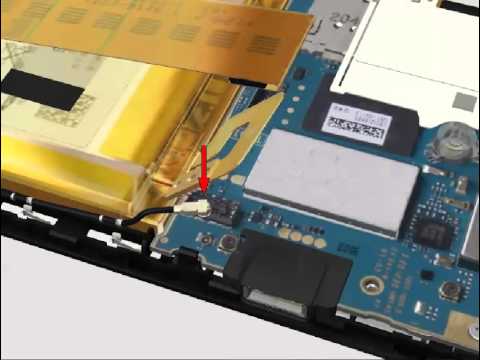 how to open xperia t battery cover