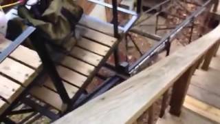 Trapper Adair and Trapper Chance Having Fun on the Wild Side taking a tram to check traps for...