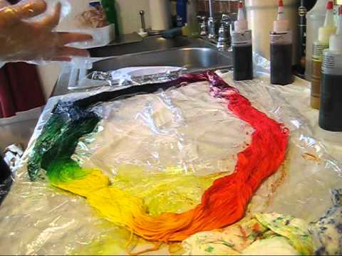 how to tie dye zebra pattern