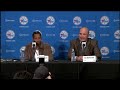 Allen Iverson and Ed Stefanski Press Conference